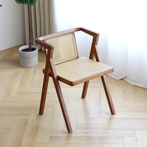 Modern Rattan Folding Dining Chair